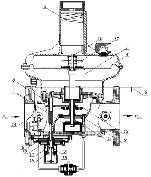Регулятор давления газа Madas RG/2MB DN65 &ndash; DN80 &ndash; DN100